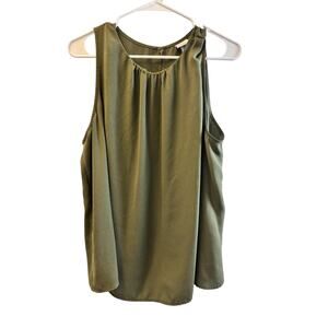 A New Day Women’s Tank Top Olive Green XXL